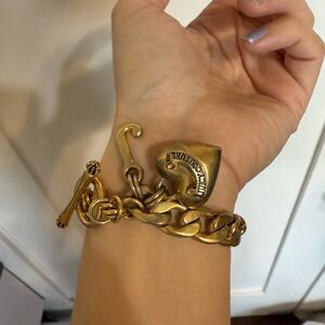 Vintage Juicy Couture chunky charm bracelet